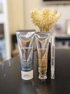 PERFECTED SET -  BEAUTY SALVE FRAGRANCE FREE AQUA DEPUFF BROW and LASH SERUM