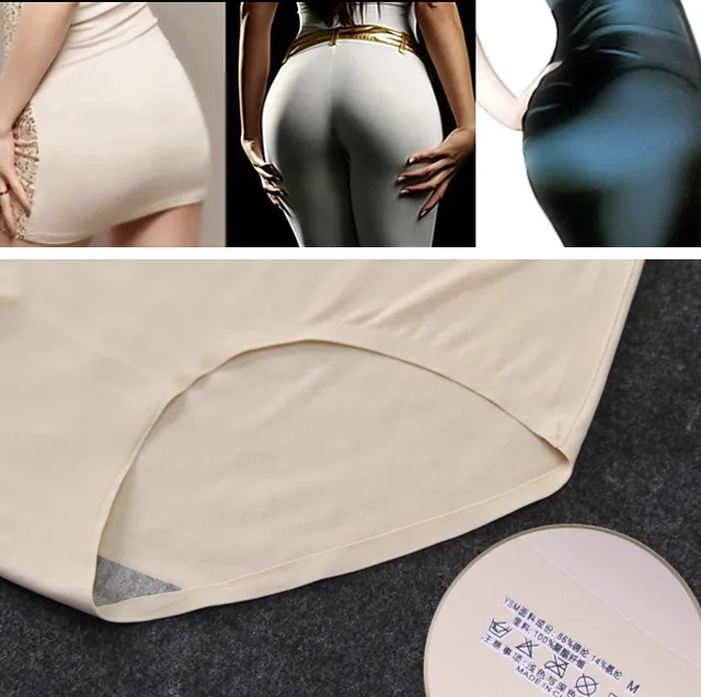Seamless Panty Ice Silk Mid Waist Bikini Panty Briefs Women Underwear Plus Size  Lingerie