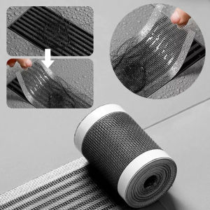 4M Anti-blocking Filter Screen Kitchen Sink Sewer Outfall Stopper Floor Drain Sticker Hair Catcher Kitchen Bathroom Accessories
