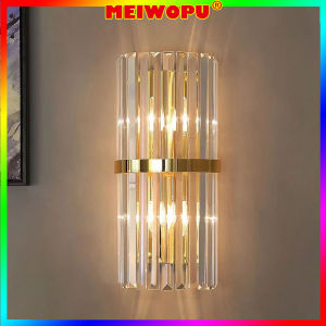 Retail and wholesale Crystal Bracket Light Living Room Post -Modern Luxury Corridor Bedroom Wall Lamp
