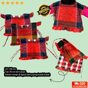 Vest Ulos / Rompi Dewasa Perempuan / Rompi Ulos Batak / Model Rumbai / R S
