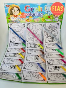 20 Pieces Coloring Book with Coloring Pen