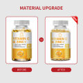 BBEEAAUU Vitamin C Glow Skin Whitening Capsules with Zinc 25mg Support immunity Promote Collagen Synthesis and Antioxidant for Skin Health Energy Production 维C+锌. 