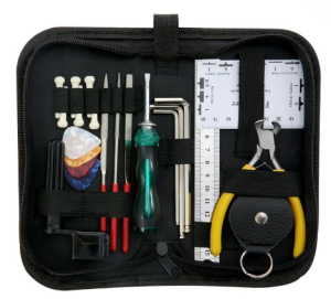 【HOT】Guitar Tools Guitar Maintenance Kit Repair and Maintenance Tool Kit String Action Ruler Gauge Measuring Tool String Winder