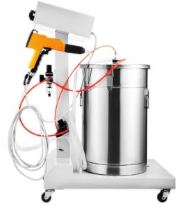 Ready✅ Powder Coating Machine 50L Electrostatic Manual Spray System Spraying Gun Mesin Paint System Equipment 烤漆喷涂全套系统