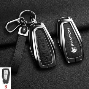 Car Remote Key Cover Case For Proton X50 X70 X90 Zinc Alloy Key Holder