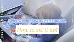 Toddler Airplane Bed & Seat Extender – Cozy & Easy Setup Airplane Bed for Kids Ages 1-4