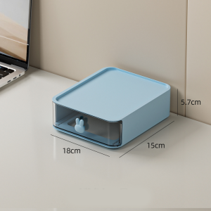 Mainland Rak Meja Kelinci Laci Penyimpanan Susun Serbaguna Desktop Drawer Rak Alat Tulis Stationery Kotak Pensil Mini Storage Box Rak Kosmetik Laci Meja Kerja Aesthetic HSB688