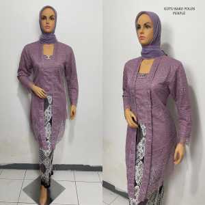 Cod-viral Kebaya kutu bar modren-kebaya terbaru-kebaya super mewah bahan brukat malika