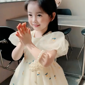 kyiibaby Summer preppy fashion Little Girl New girls summer dress children skirt thin kybb057