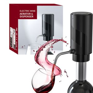 ELITEYA One-touch Electric Wine Aerator Spout Pour Intelligent Wine Decanter Automatic Quick Aeration Electric Wine Dispenser Kitchen