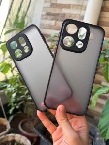Ốp lưng OPPO Find X9 Find X9 Pro nhám viền màuchống bám vân tay ( màu Đen)