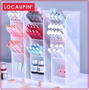 Locaupin Office Desk Organizer Stationery Storage Box Pen Storage Cosmetics Knife and Fork Storage Chopsticks Storage