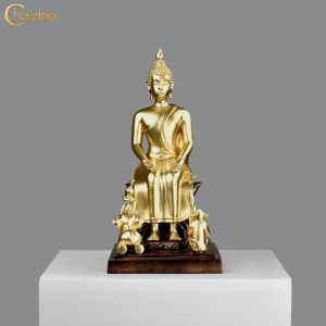 พระประจำวันพุธ ปางป่าเลไลยก์ กลางคืน เสริมบารมี ความเจริญรุ่งเรือง โชคลาภ สีทอง ของขวัญมงคล