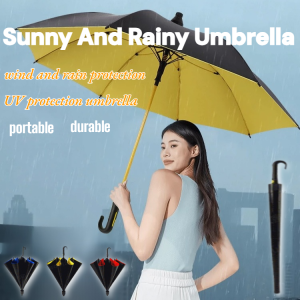Automatic Umbrella Super Windproof Rainstorm Umbrella Sturdy And Big Size For Sunny And Rainy Days