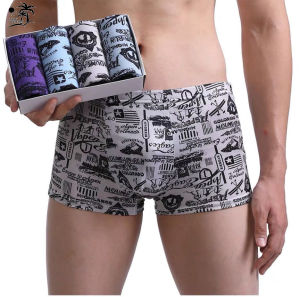 (4PCS) NewWestern Mens BOXER BRIEF FOR MEN Underwear