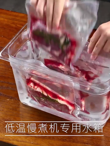 High Capacity 6L Sous Vide Container for Home Kitchens Transparent Low Temperature Slow Cooker Case for Easy Monitoring