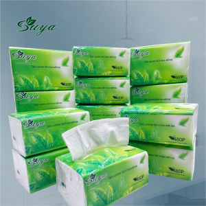 480 sheets 1pack (8pcs) SUYA Organic green tea Facial Tissue Paper towel 4 ply
