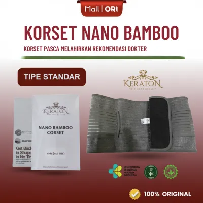 Korset Nano Bamboo Keraton Pelangsing Pasca Melahirkan Cesar Dan Normal - Korset Postpartum Korset Stagen Perut Premium Ibu Pasca