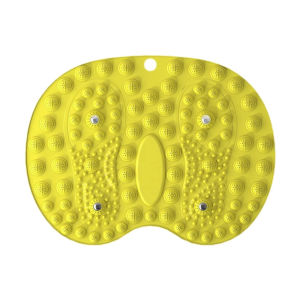 Hengfa Lina Foot Massage Acupressure Mat Muscle Relaxation Acupuncture Mat Pilates Fitness Yoga Accessories Foot Training Round Workout Mat Sensory Floor Tiles for Adults Kids Children Toddlers