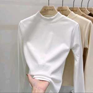 Manset Baju Turtleneck Lengan Panjang Inner Wanita Size M - XXL
