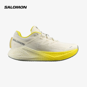 SALOMON Aero Glide 3 Running Shoes in Vanilla Ice / Blazing Yellow / Sedona Sage