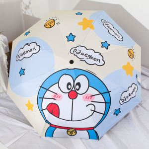 Ô dù bật tự động gấp gọn cho trẻ em và người lớn khung sắt 8 nan sắt