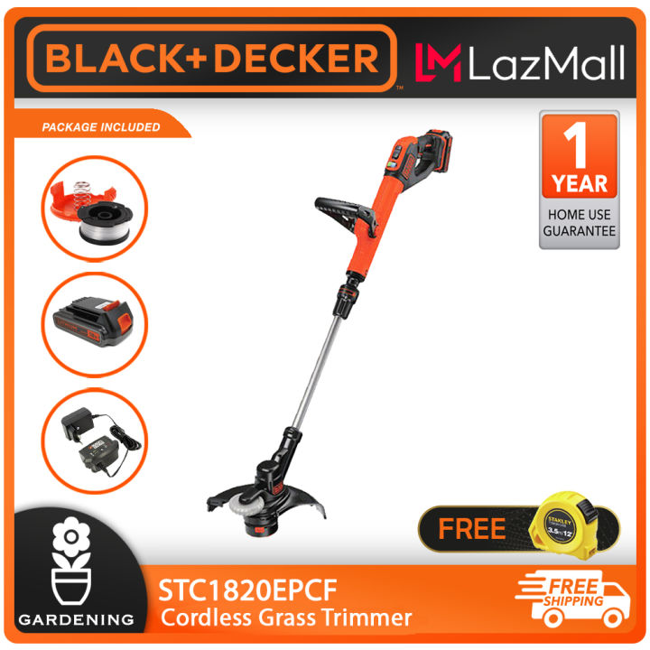 BLACK DECKER STC1820EPCF 18V Cordless Grass Trimmer Edger 1