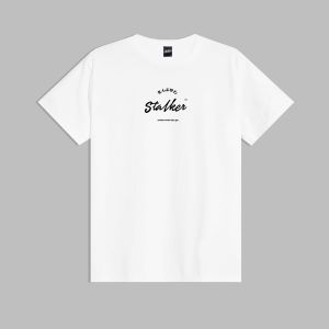 STALKER - TSHIRT BASIC REIJIN - KAOS BASIC PUTIH - KAOS SIMPLE - KAOS DISTRO - KAOS COMBED 24S