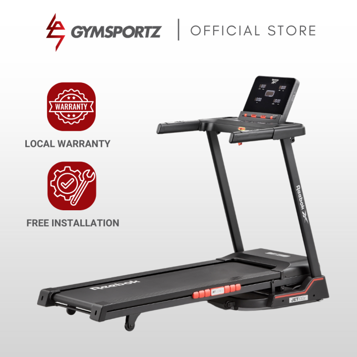 Incline Reebok Jet 100 Treadmill Assembly Reebok Jet 100x Folding