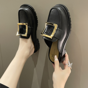 JYE. Ladies 2CM Block Casual Sandals Korean Cute Wear Slides #SS84 (Standard Size)
