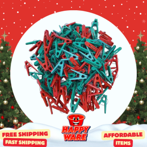 Happyware 1/2KG 1KG 50-200pcs Clothes Plastic Clip Pins (Sipit ng Damit) Ipit