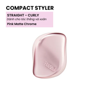 Lược tạo kiểu Tangle Teezer Compact Styler dành cho tóc thẳng và xoăn size du lịch