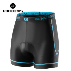 ROCKBROS Men Cycling Underwear Shorts Bicycle Pad Comfortable Breathable Pants Shockproof Elastic Riding Shots Bicycle Equipment