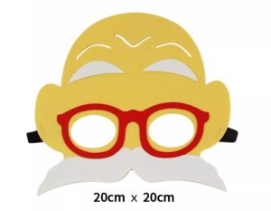 (Ready Stock) Felt Mask Dragon Ball Theme Party Birthday Halloween Goku Vegeta Gohan Piccolo Shin Trunks Krillin Roshi