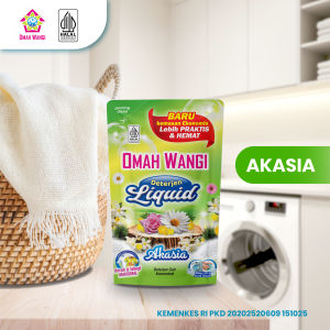 Detergent Cair Omah Wangi 250ML Sabun Cuci Pakaian Kemasan Pouch Bersih dan Wangi