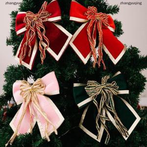 [COD] zhangyuqing Christmas BowLarge Wreaths Bows For Tree Gift Wrapping GarlandChristmas Decoration Holiday Crafts Xmas Tree Ribbon Ornaments