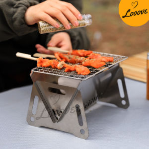 Alat Panggang BBQ Grill Rack Portable - Pemanggang Portable Camping