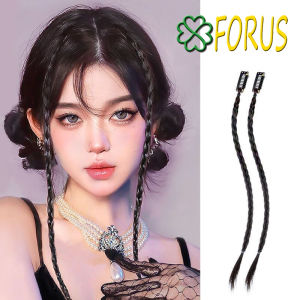 Tóc giả tết thắt bím mini J111 ❤️FREESHIP❤️ tóc tết thắt bính tóc giả thắt bím Sỉ 22k