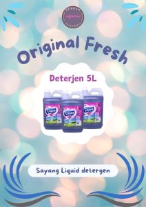 sabun cuci baju sayang detergen cair liquid 5 liter  produk original lavender rose pink dan original fresh