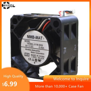 for NMB 4020 40mm 5V 0.49A Switch Server Fan Model 1608KL-01W-B59 High Airflow Cooling