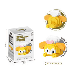DIY Nano 3D Block Mini Bricks Toys Model Kartun Building Blok Kartun Balok Susun Mainan