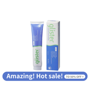 GLISTER Multi-effect Fresh Breath White Tea Toothpaste Toothpaste Multi-effect Fluoride Mint Flavor 200g