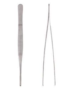 STAINLESS STEEL FORCEPS 18CM