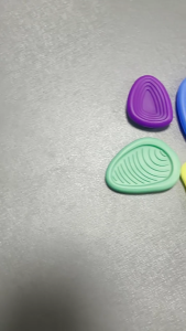 Multi Textured Silicone Teething Stones for Babies Safe Exploration Toy Stimulates Skill Lightweight Design