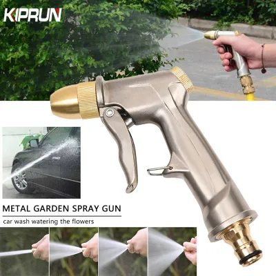KIPRUN Súng Phun Nước Áp Lực Cao Ống Tưới Vườn Mạ Kim Loại Toàn Bộ Bãi Cỏ Rửa Xe Tưới Vườn Phun Chế Độ Điều Chỉnh Được