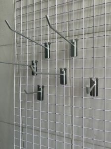 Tay cài lưới móc khung lưới treo đồ mạ kẽm nhiều kích thước ( Dài 10cm 20cm )