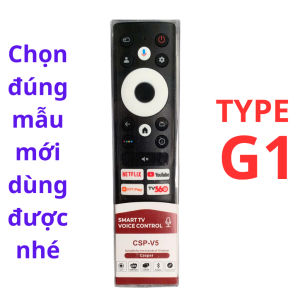 Remote điều khiển tivi Casper Mã 10 giọng nói casper 43FGK610 - Tặng pin - T&U Remote