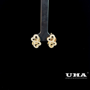 B1648 Bông tai nữ đính đá cz cao cấp UHA