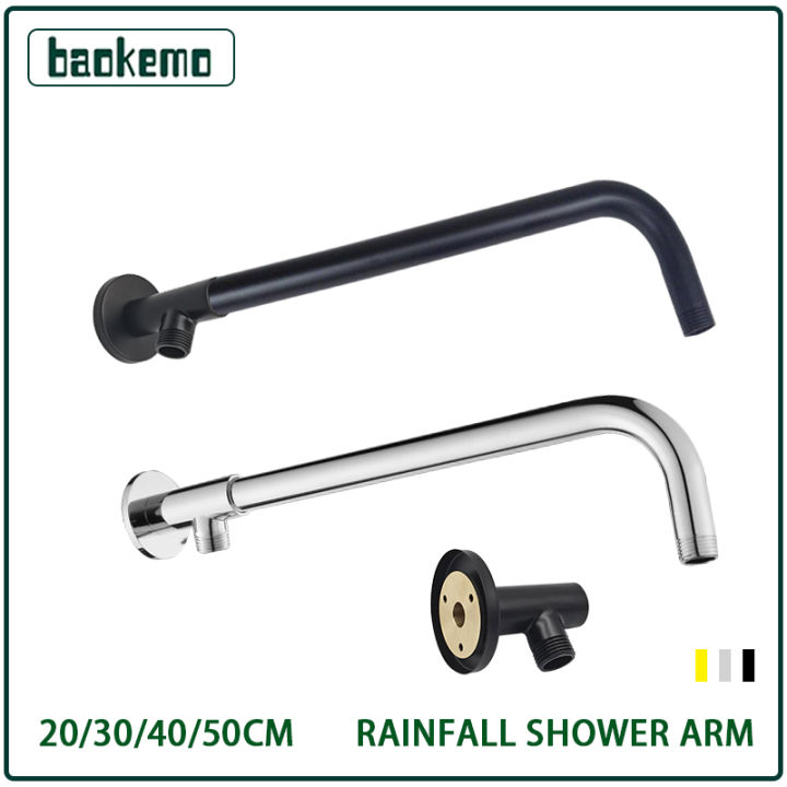 Wall Mounted Shower Arm Bathroom Shower Accessories Shower Head Fixed